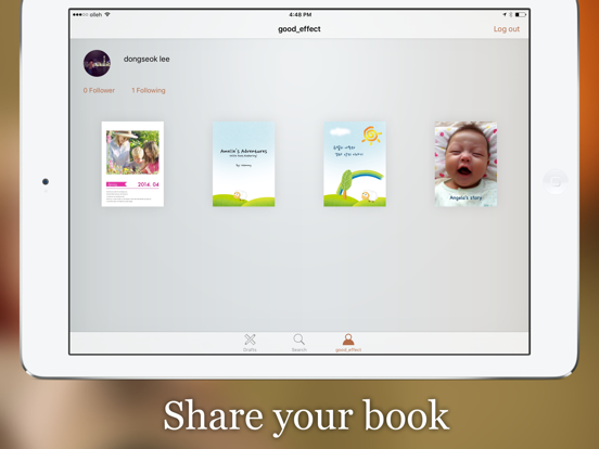 Book Writer iPad app afbeelding 4