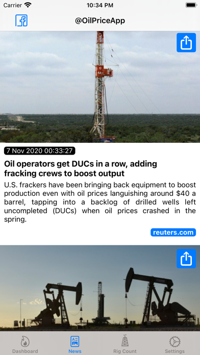 Oil Price -  Real Time Prices* Screenshot