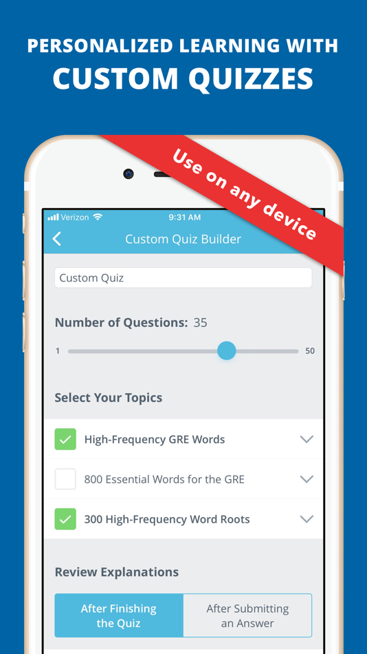 #2. GRE Vocabulary Flashcards Prep (iOS) 由: Higher Learning Technologies