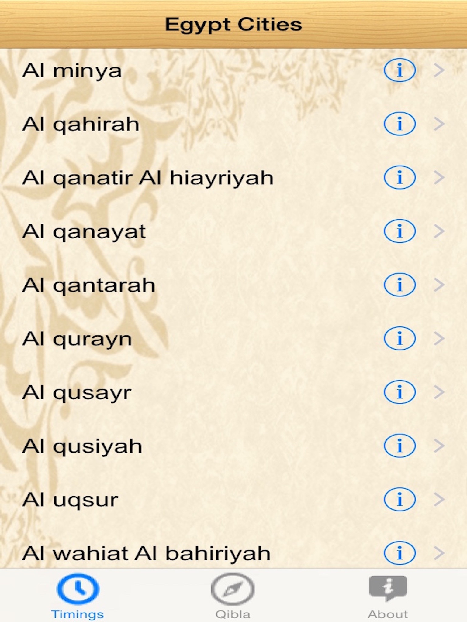 Egypt Prayer Timings screenshot 2