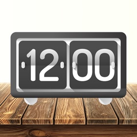 螢幕擷取畫面 (7) Flip Clock Pro: Desk & Shelf