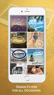 vintage logo & poster maker iphone screenshot 2