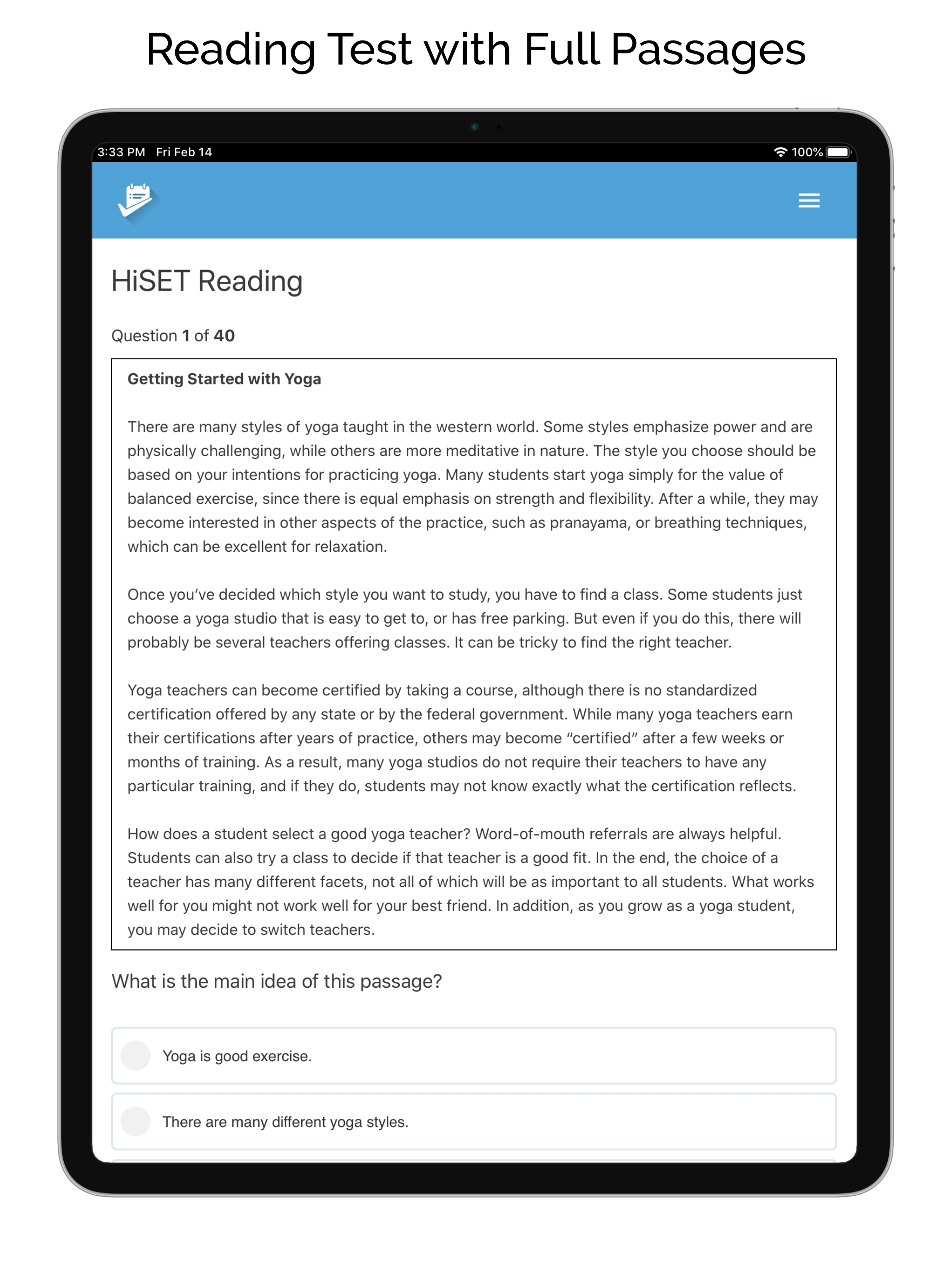 HiSET® Test Prep screenshot 13