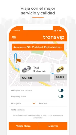 Transvip: Taxi and Transfer screenshot 3