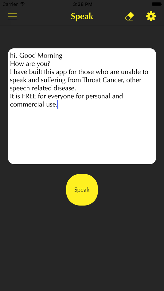 Speak My Words-Text To Speech - 3.0 - (iOS)