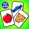 Toddler Baby Kids Flash Cards is the best game for preschool kids and toddler babies to learn new vocabulary and identify things