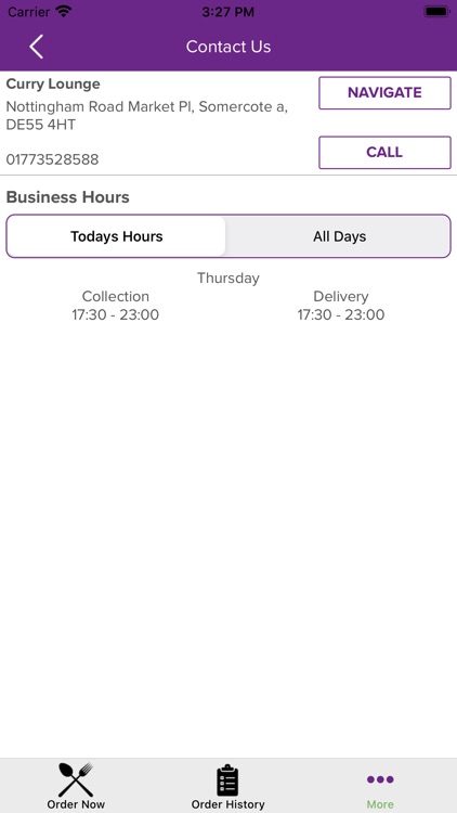 Curry Lounge Somercote. screenshot-3