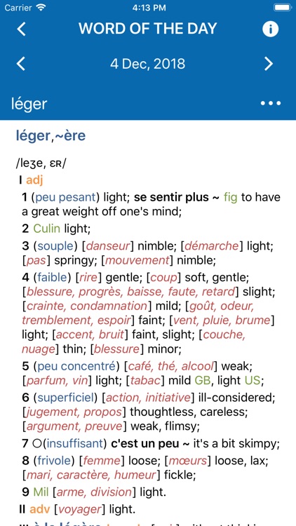 Conc. Oxford French Dictionary screenshot-3