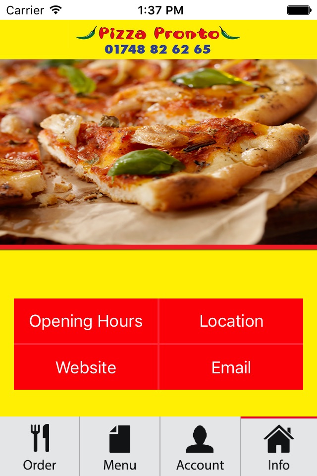 Pizza Pronto Richmond screenshot 2