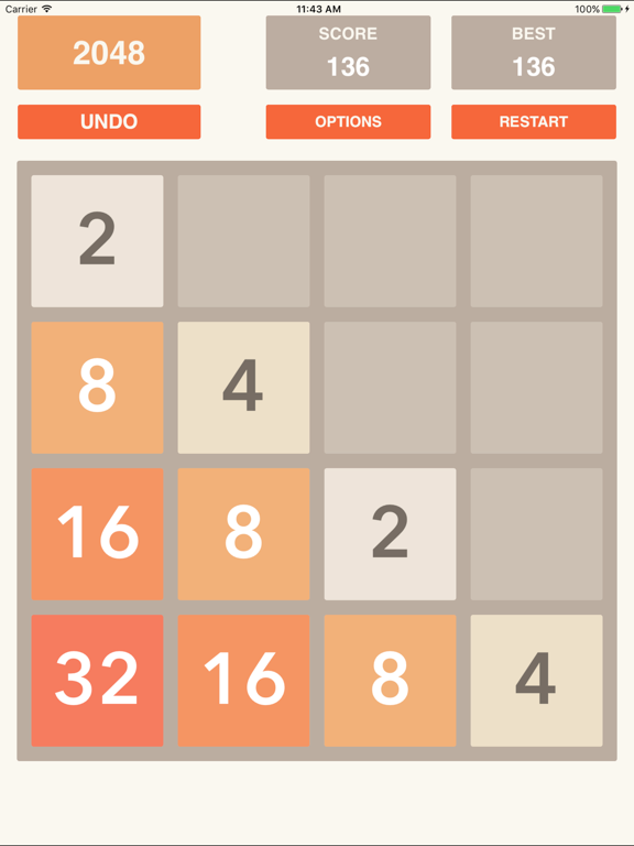 Number Puzzle 2048