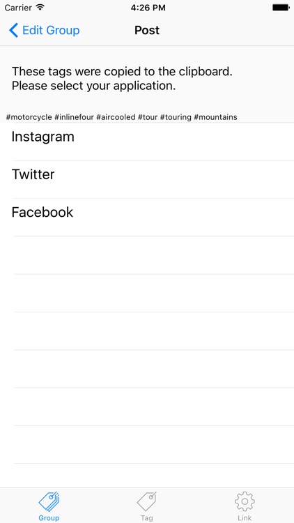 Hashtag Memo Lite screenshot-3