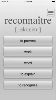 learn top 300 french words iphone screenshot 1