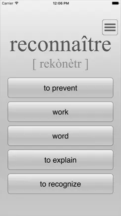Learn Top 300 French Words iPhone image 1