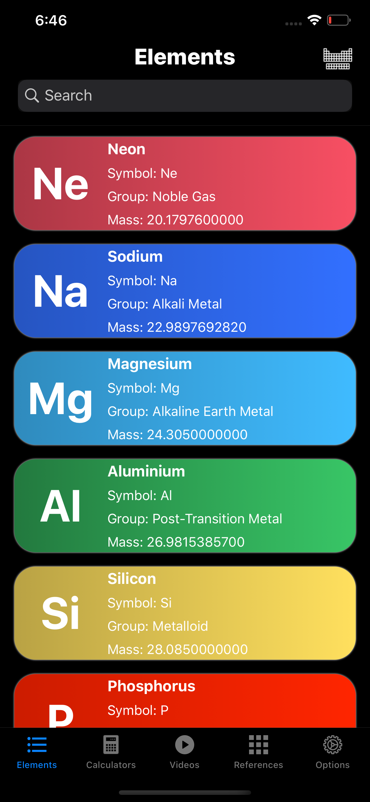 The Chemistry App