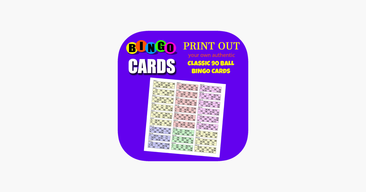 Bingo Card Generator on the Store