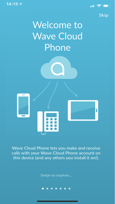 Wave Cloud Phone Screenshot