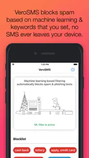 verosms iphone screenshot 1