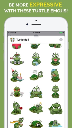 TurtleMoji - Turtle Emojis(圖4)-速報App