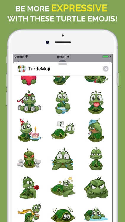 TurtleMoji - Turtle Emojis screenshot-3