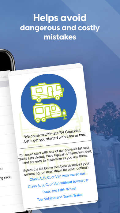 Ultimate RV Checklist Screenshot
