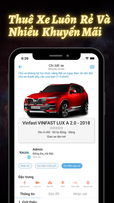 OGIS - Thuê Xe, Cứu Hộ, Bãi Đỗ Screenshot