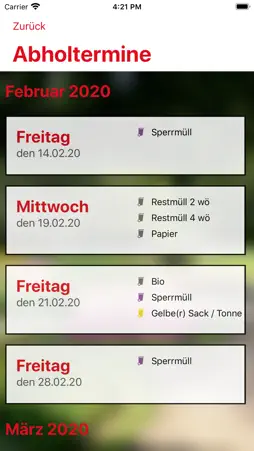 abfallapp DIN screenshot 4