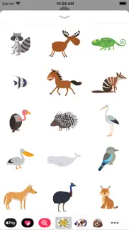 100 pegatinas de animales iphone capturas de pantalla 2