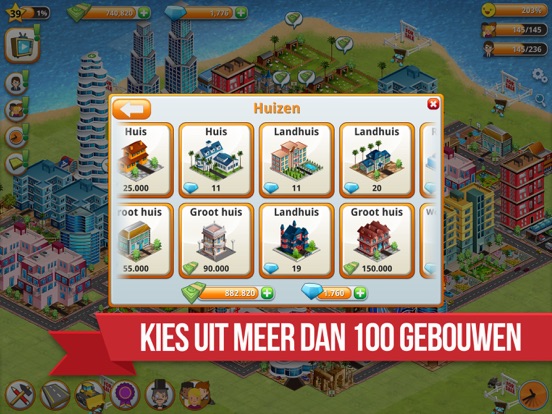 Dorp Stad - Eiland Sim Village iPad app afbeelding 3