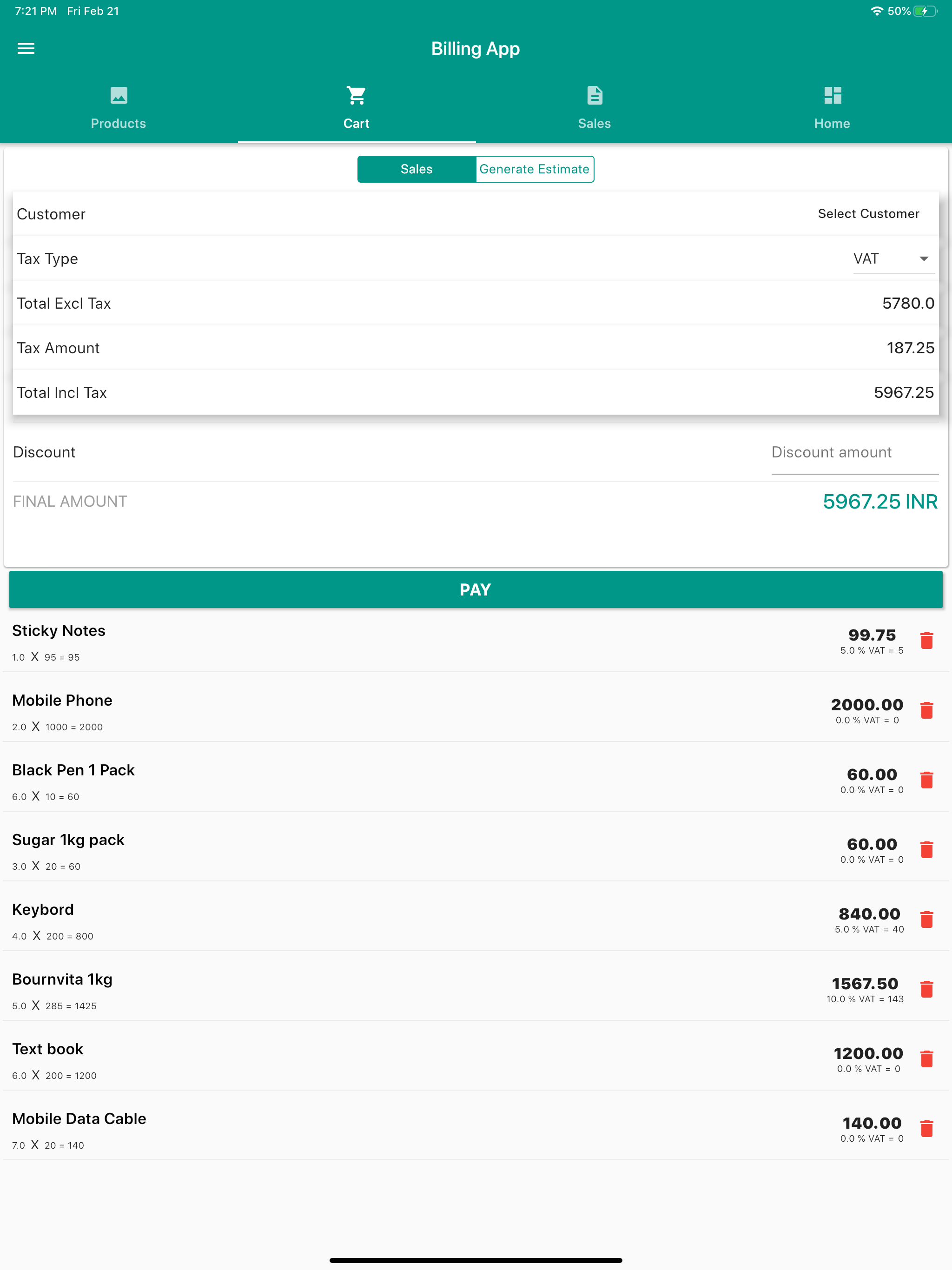Billing App