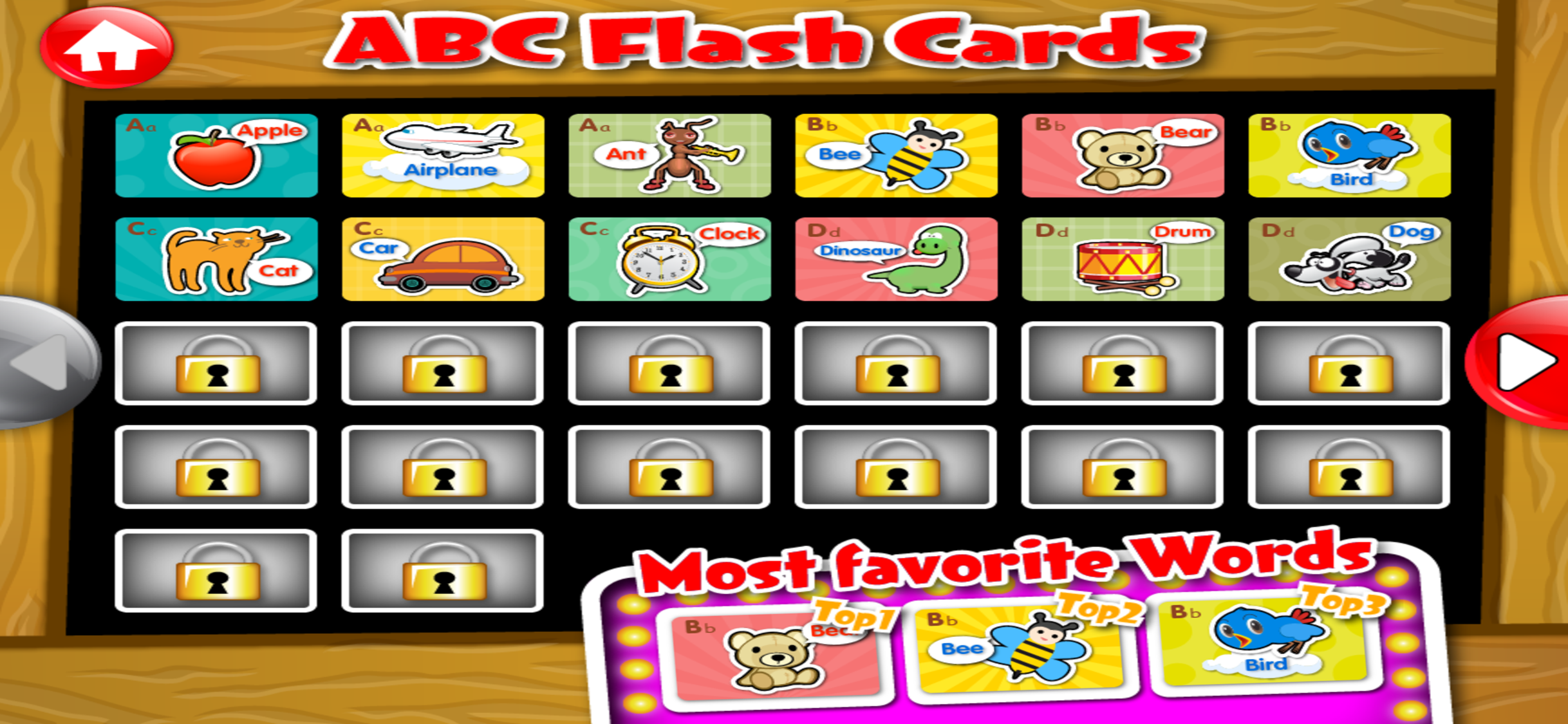 Happy Word Cards