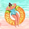 The Watercolor Beach Stickers icon