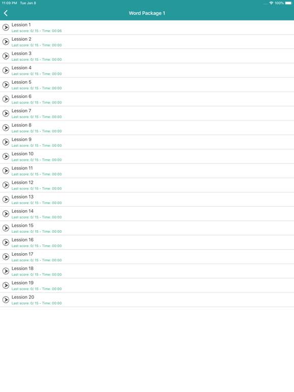 Screenshot #5 pour English Vocabulary 2000 Words