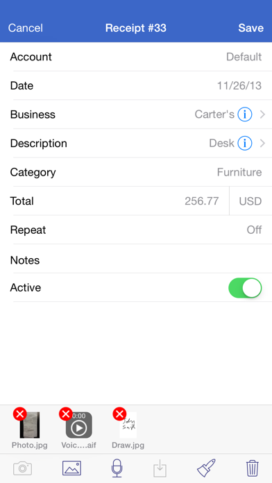 Screenshot #3 pour Receipts Pro