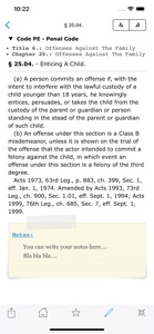 CA Penal Code (California) screenshot #2 for iPhone