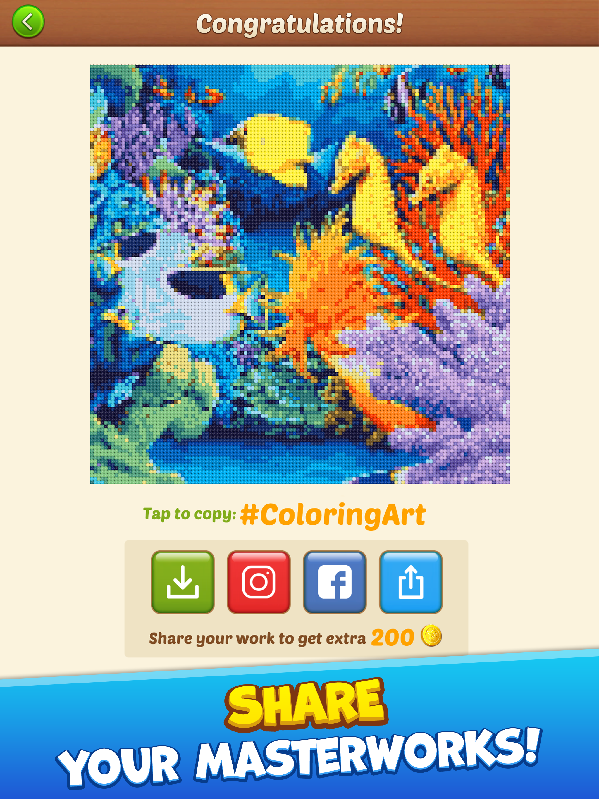 Cross Stitch: Coloring Art