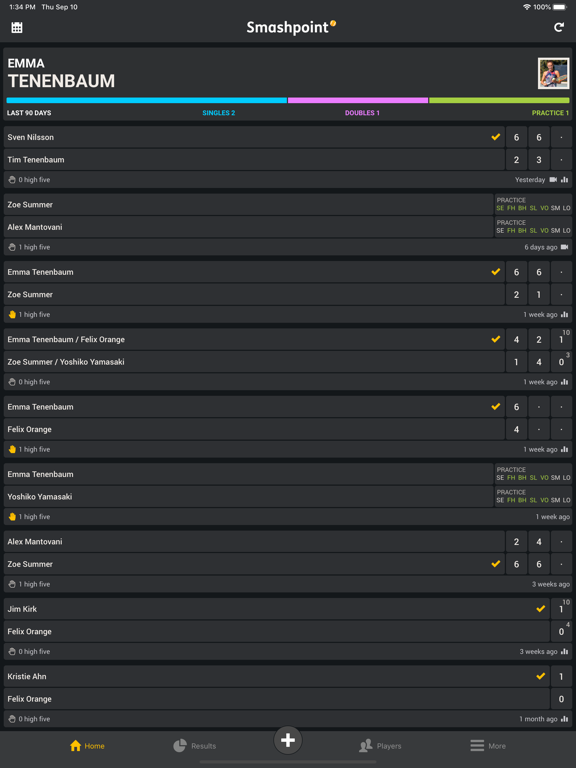 Screenshot #5 pour Smashpoint Tennis Tracker