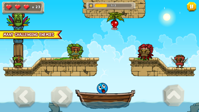 Blue Ball 11: Red Bounce Ball Screenshot