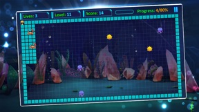Mr Super Fish: Hero Fill Block screenshot
