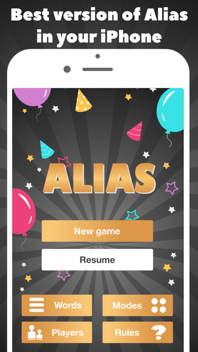 Alias - party game guess word screenshot 1