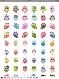 Owl Sticker Collection ipad bilder 0