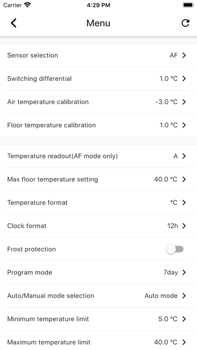 Hi Thermostat screenshot 3