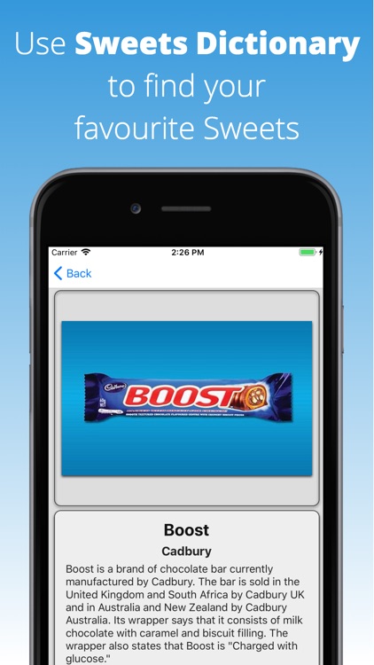 Chocolates & Sweets Dictionary