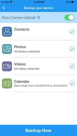 IBackup screenshot 2