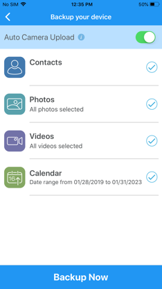 IBackup screenshot 2