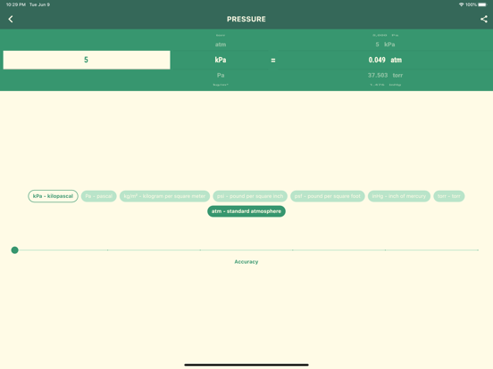 Unit Converter 2021 iPad screenshot 9 - Utilities app