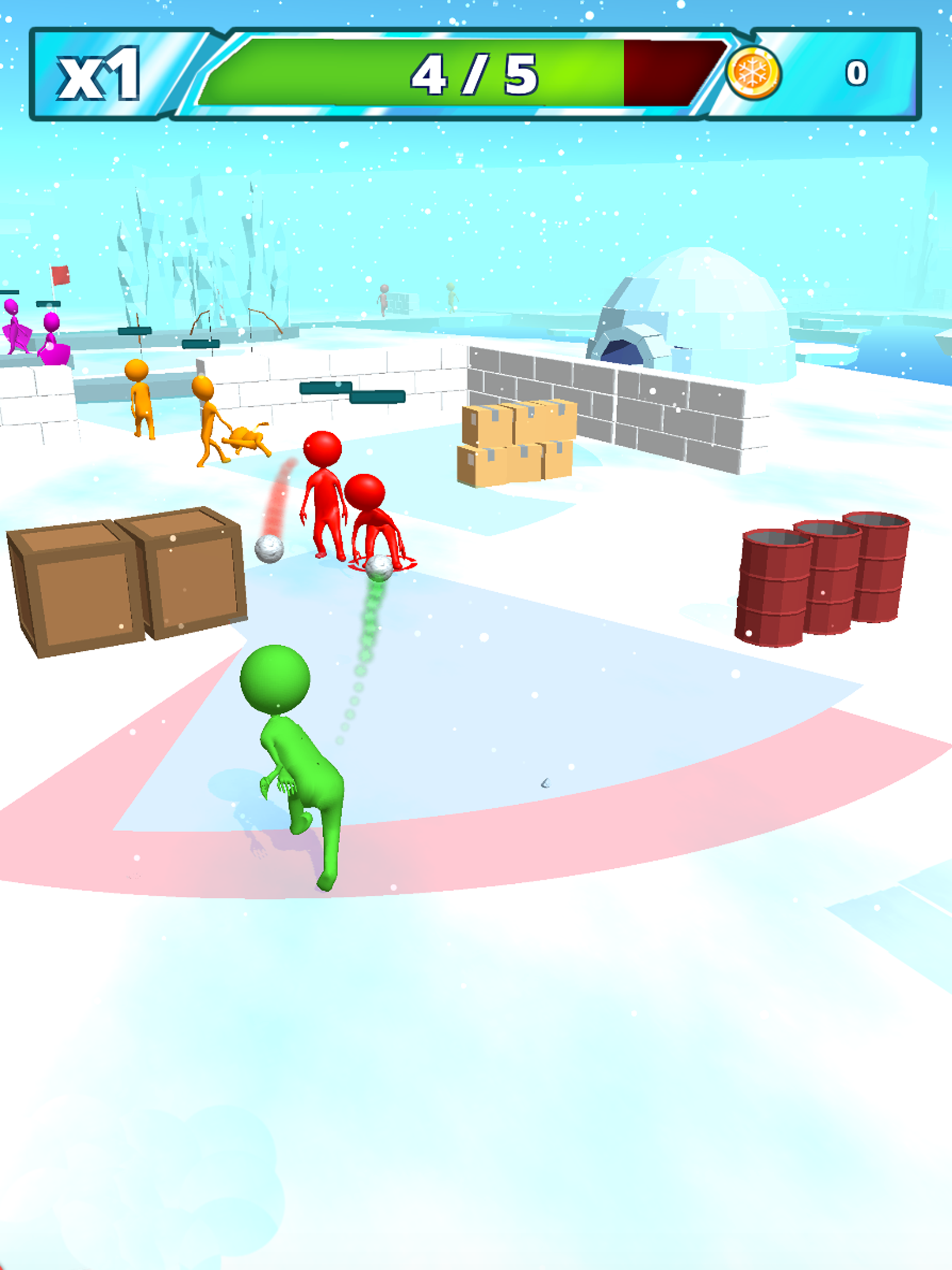 Snowballs fight screenshot 8