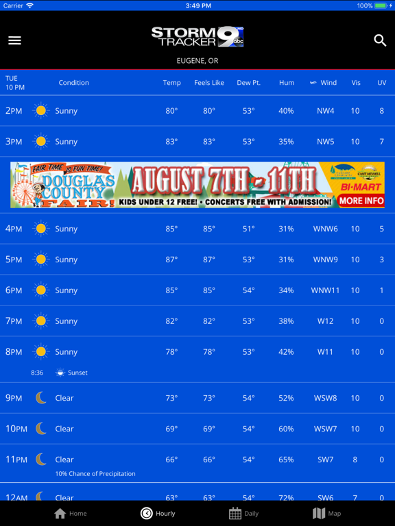 Screenshot #6 pour StormTracker 9 - KEZI Weather