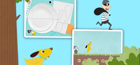 Paper Plate Art Game:Kids Art