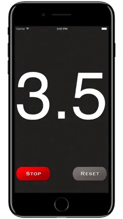 Stopwatch% iPhone image 2