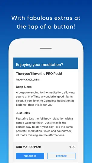 Screenshot von Complete Relaxation: Lite auf dem iPhone 3